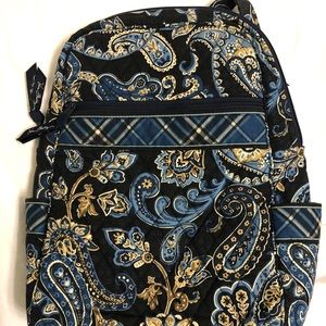 Vera Bradley Navy Blue back pack.